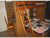 Boys' loft bed valley forge mustard